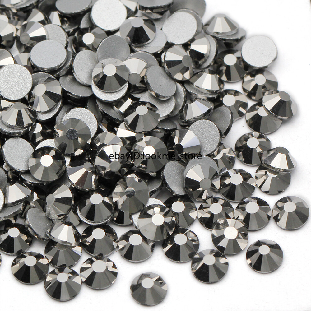 Metal Style Nail Art Rhinestones Flatback Crystal Gems Craft Decor Glass Beads
