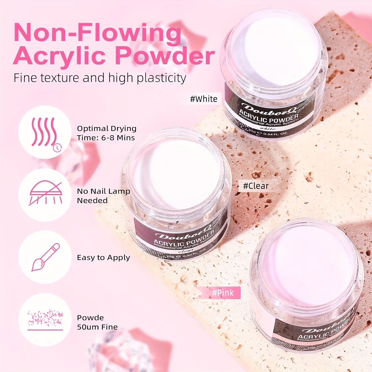 Full Nail Acrylic Nail Kit with Drill & Light Suitable for Beginners – Complete