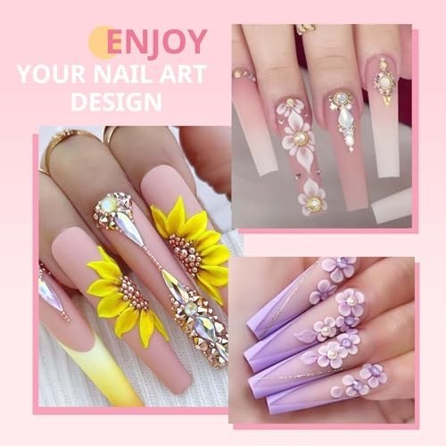 Acrylic Nail Brush Set 3 Sizes 8 10 14 Nylon Bristles for Acrylic Powder Nail