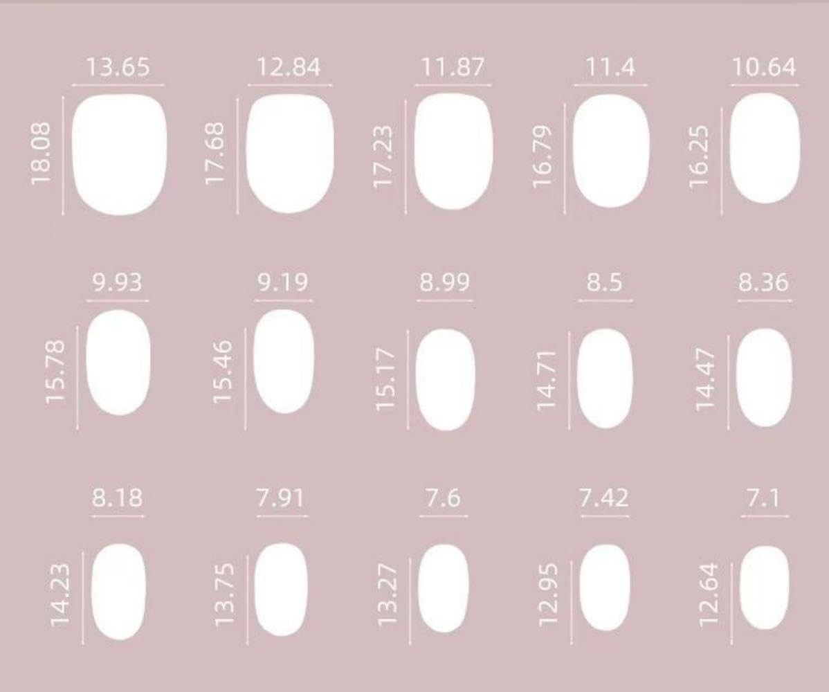 30Pcs Chrome Press on Nails Short Almond Fake 24 Fl Oz (Pack of 1) Style04
