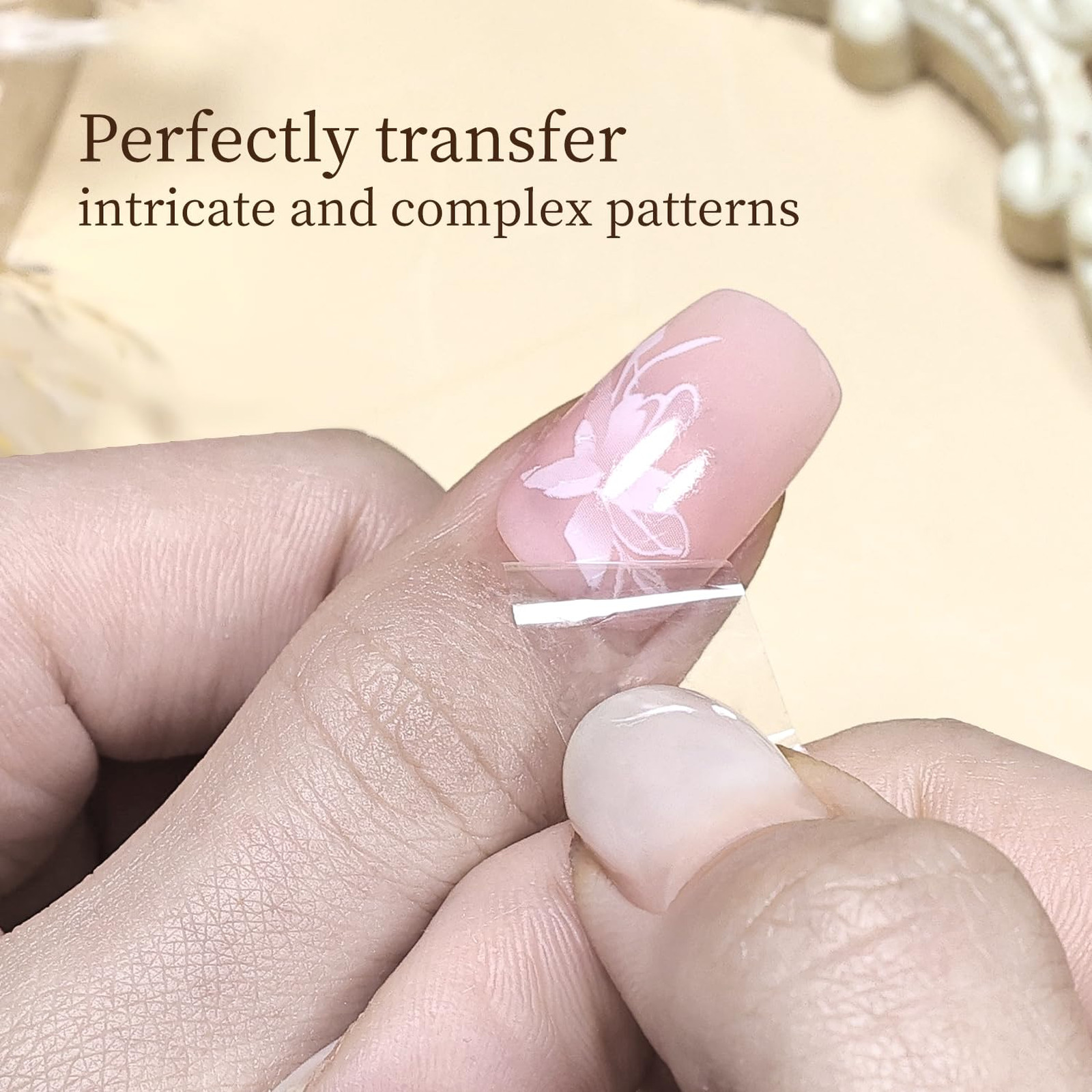 Nail Foil Glue Gel 16.5ml Clear Adhesive for Nail Art Transfer UV Curing Salon