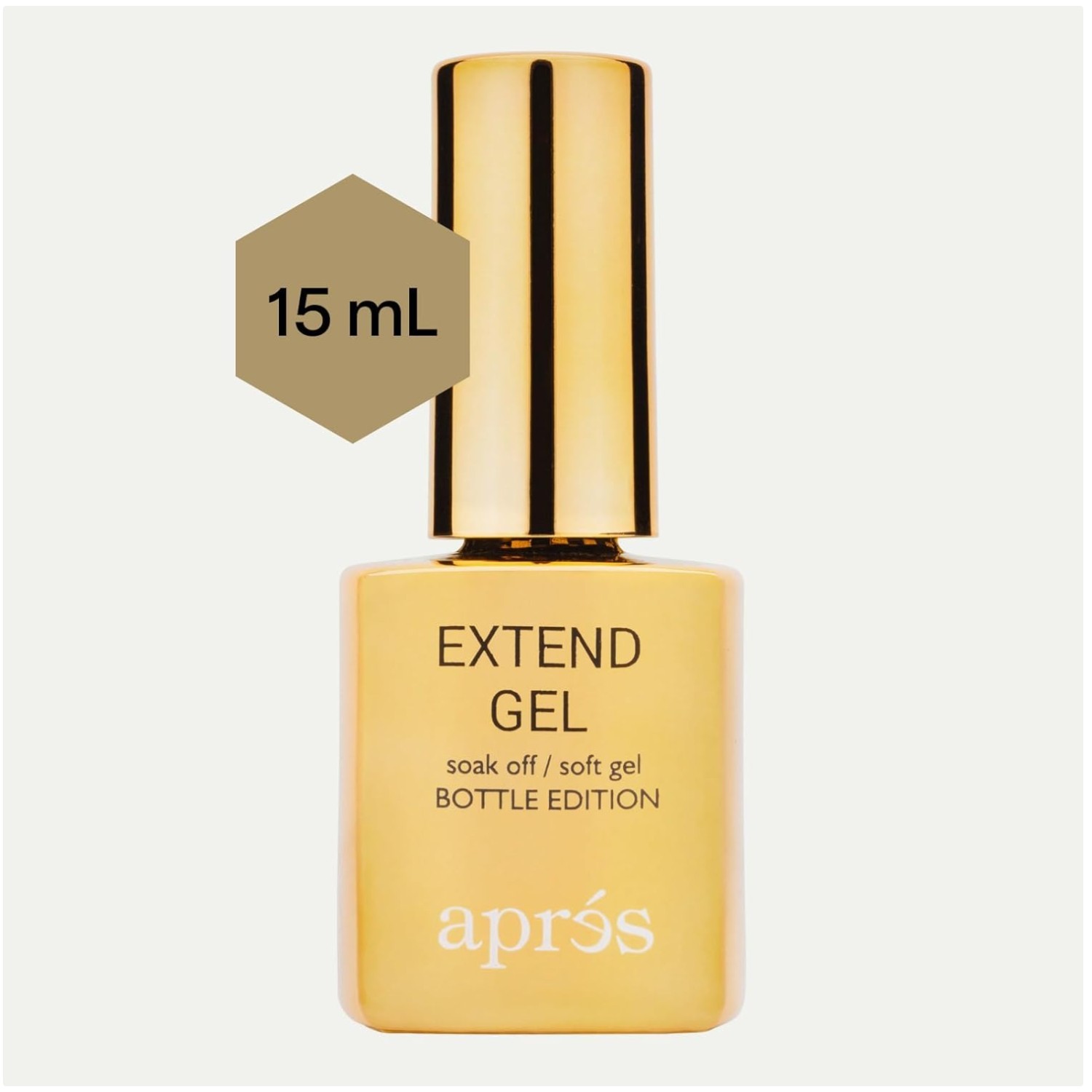 Extend Gel Gold Bottle – Gel-X Tips Adhesive