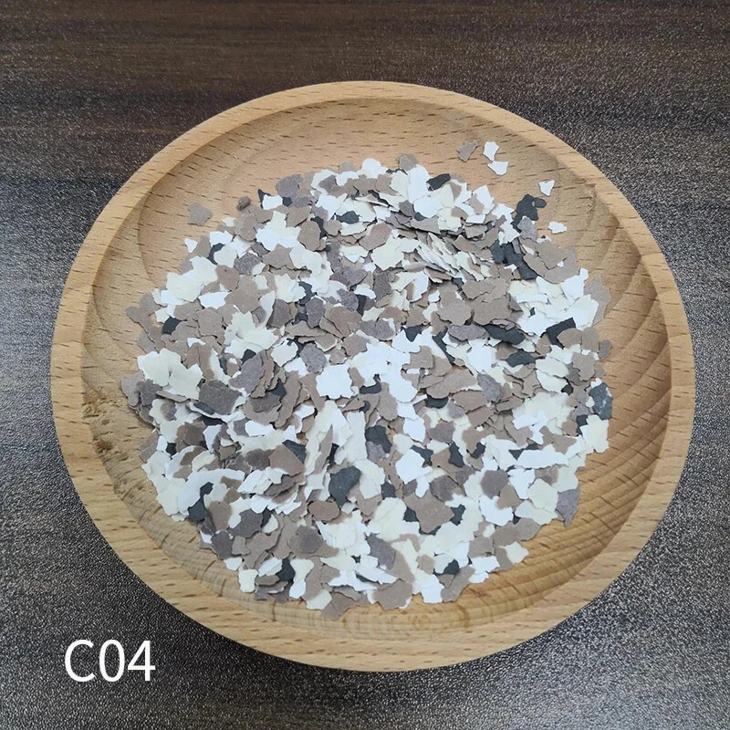 100g/bag CNMI 3-5mm Blend Colorful Nature 3D Mineral Mica Rock Slice