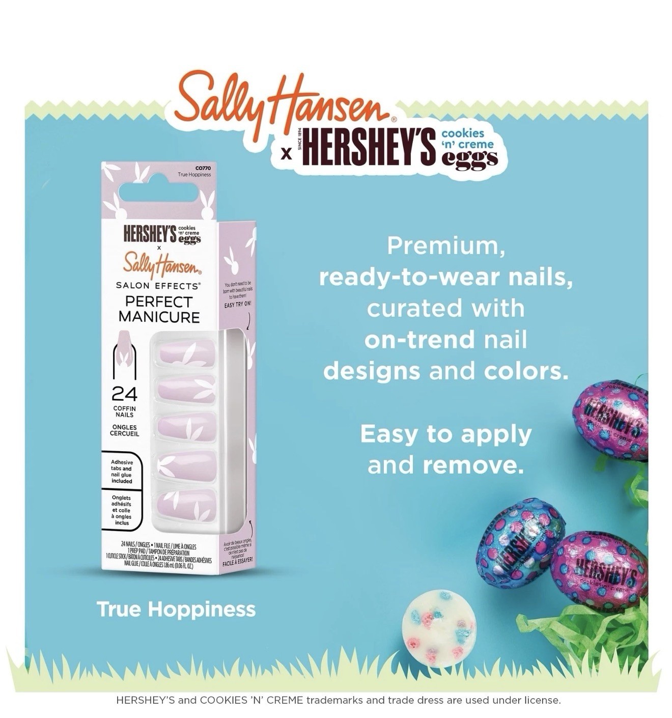 Hershey’s X Sally Hansen Salon Effects Perfect Press-On Nails, True Hoppiness