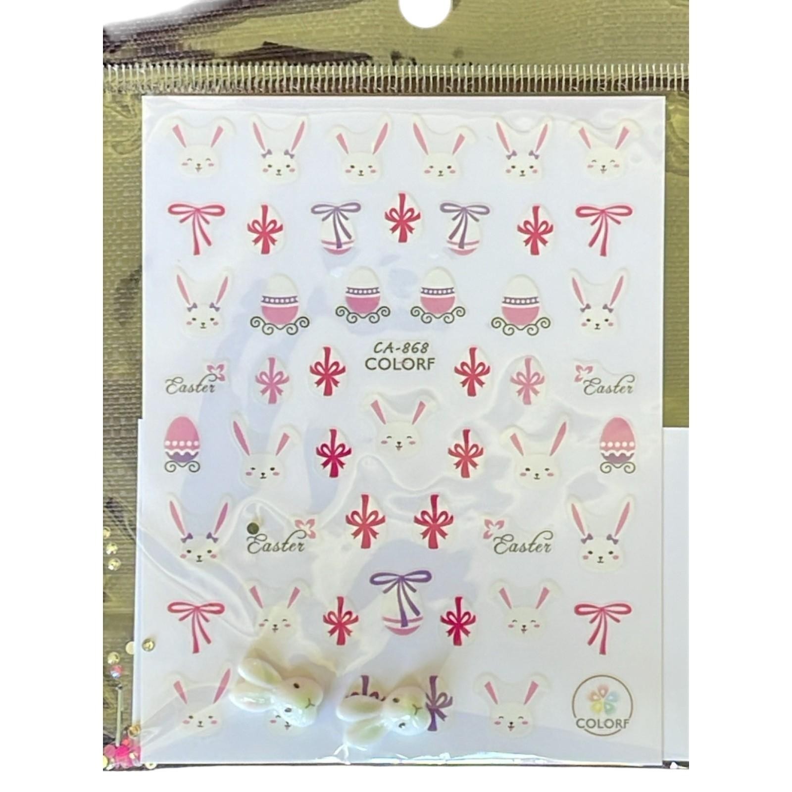 SEASONAL HOLLIDAY NAIL ART 1 SHEET WITH FREE GIFT INSIDE FREE SHIPPING
