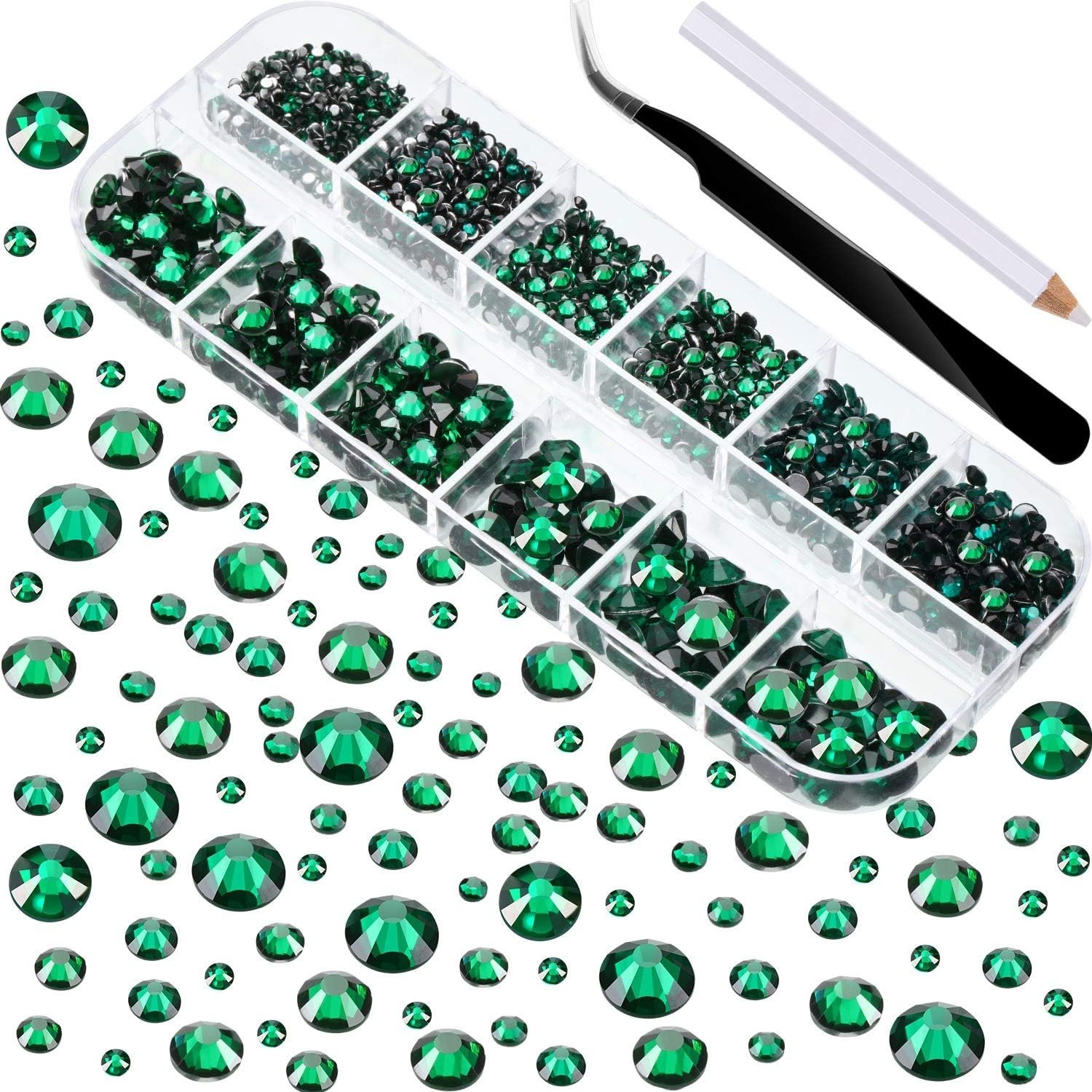 Piedras Para Uñas Decoraciones Disenos, Decoracion Unas Diamante Kit Acrilicas