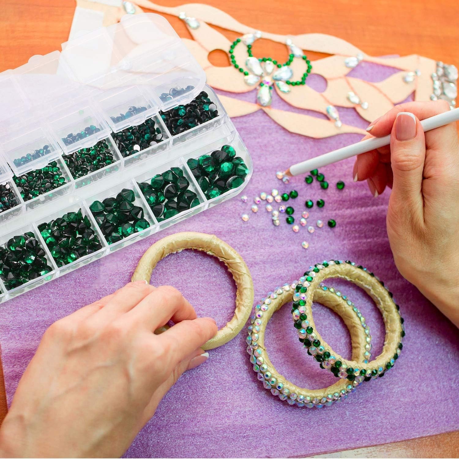 Piedras Para Uñas Decoraciones Disenos, Decoracion Unas Diamante Kit Acrilicas