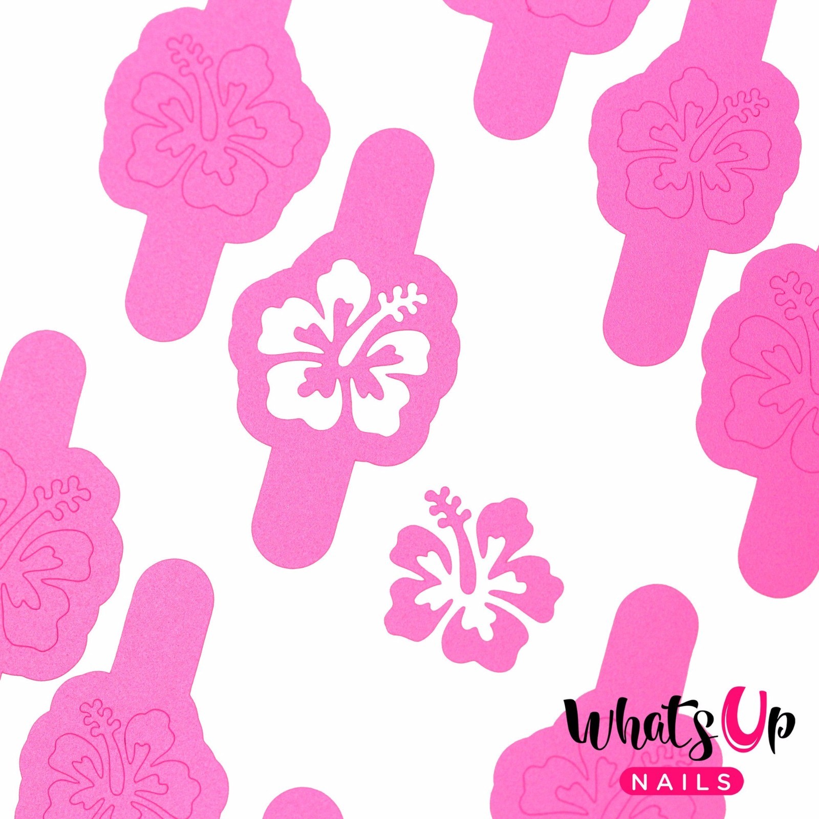 Hibiscus Stencils for Nails, Nail Stickers, Nail Art, Nail Vinyls