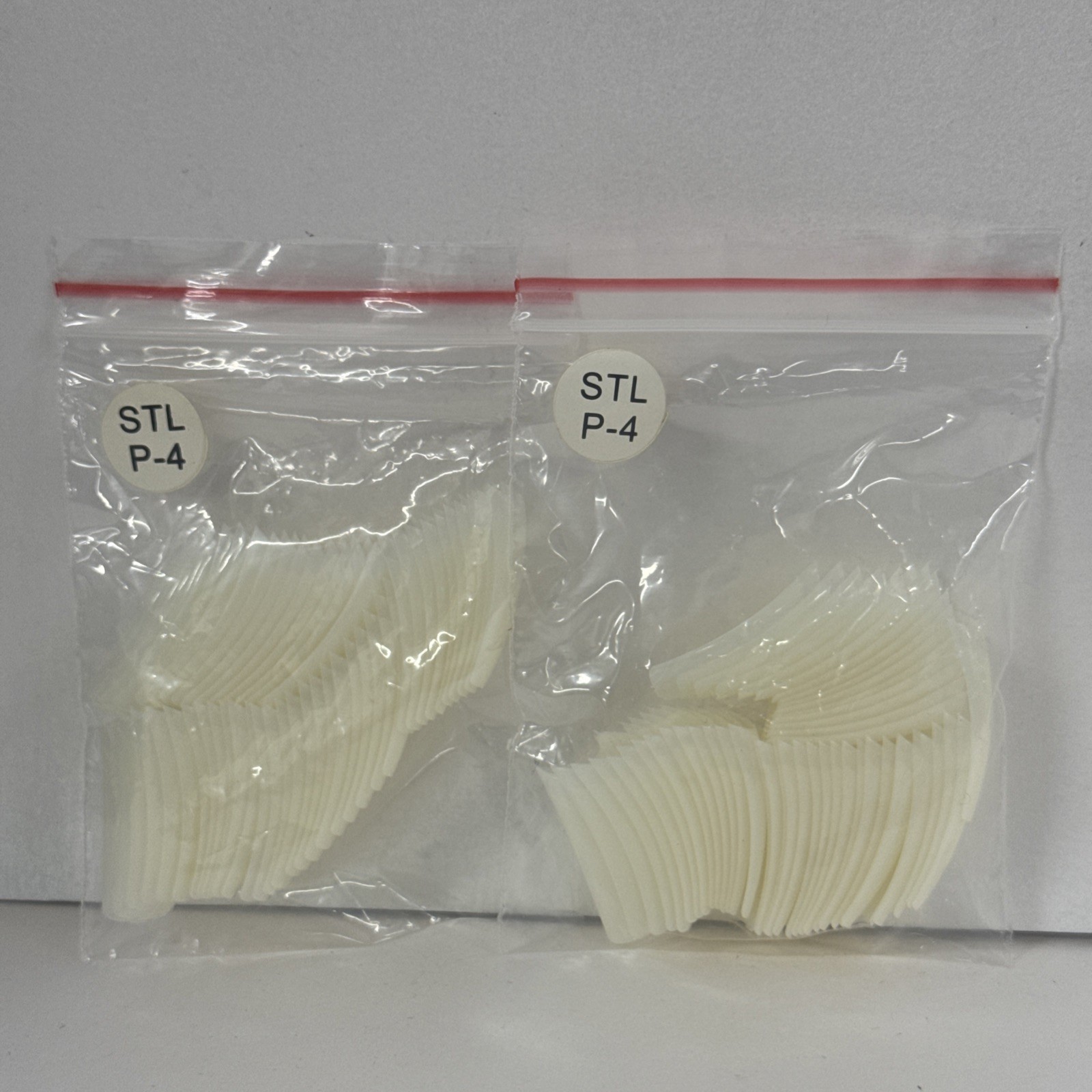 2 Pack- 50pc Clear Nail Tips-STL P-4