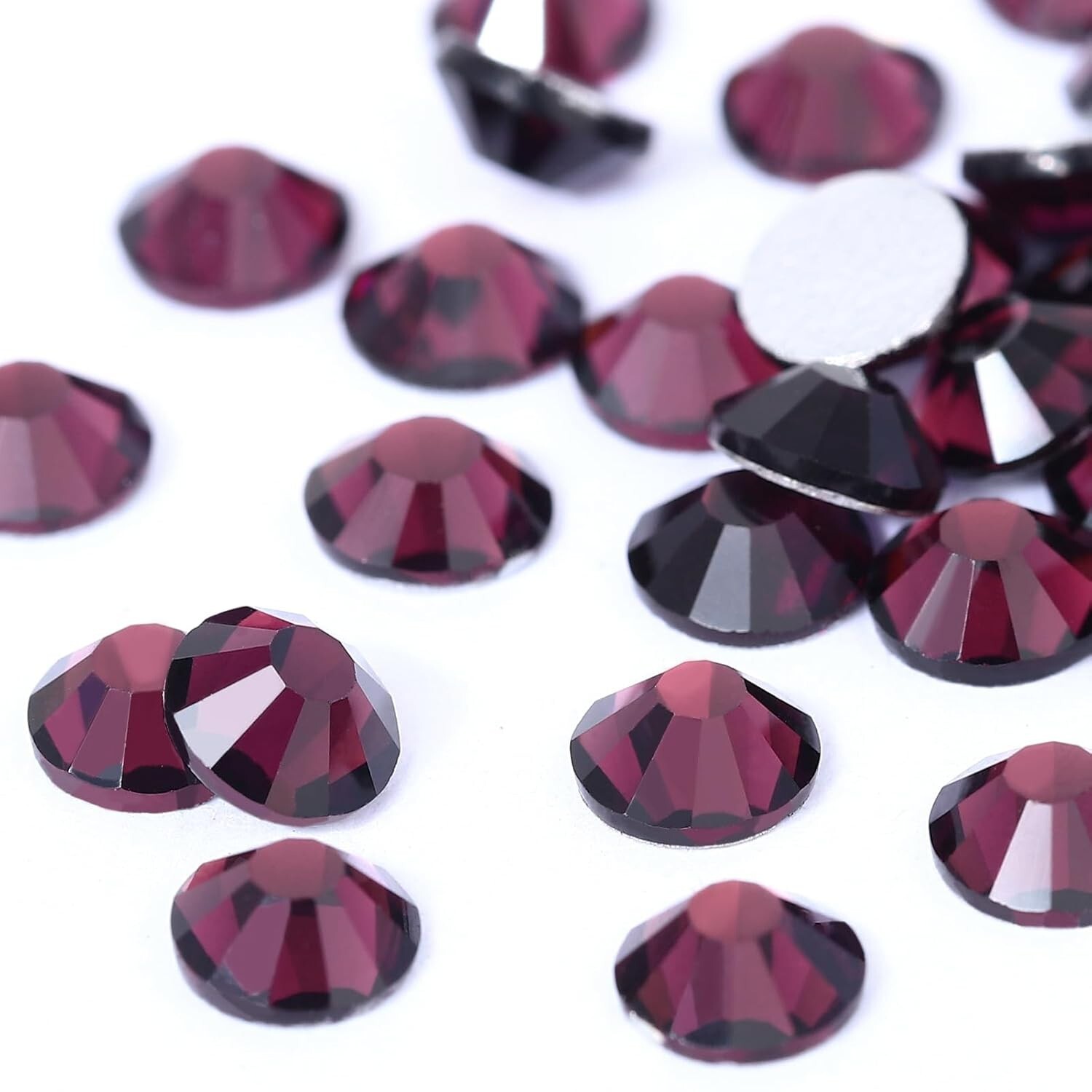 288 720 1440p Amethyst Nail Art Rhinestones Flatback Glitter 3D Tips Decoration