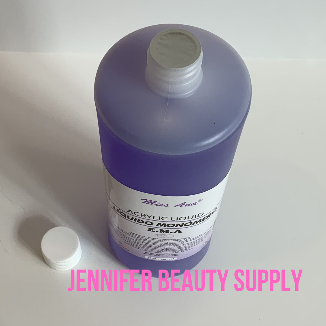 ACRYLIC LIQUID MONOMER PROFESSIONAL ACRYLIC NAIL SYSTEM 32 OZ “EMA”