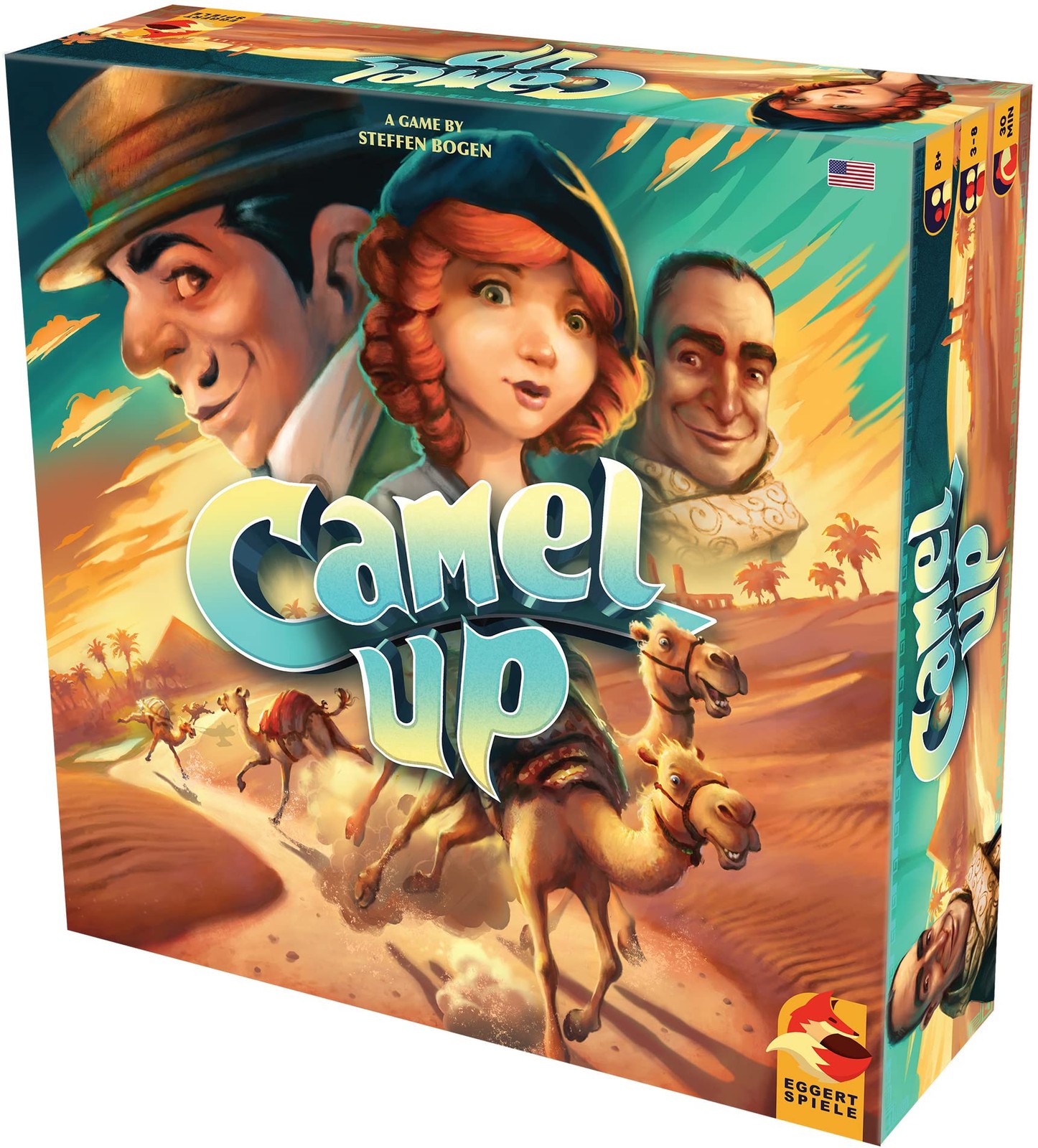 Camel Up (Second Edition) – Exciting Camel-Racing Betting Medium, Various