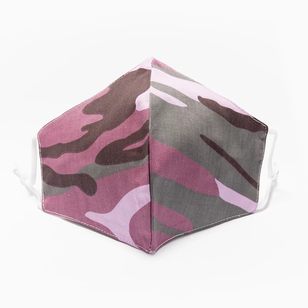Face Mask 100% Cotton Camouflage Pink 413378