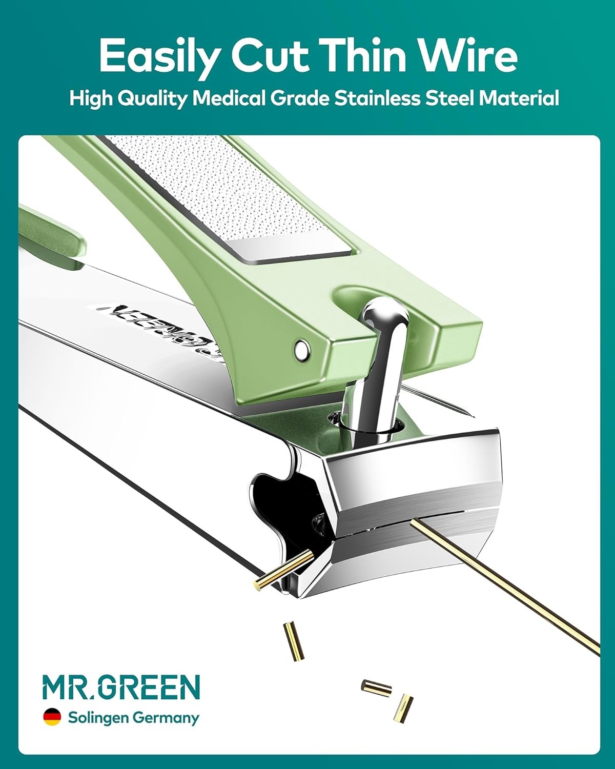 Nail Clippers with Nail File, Anti Splash Nail Clipper Set for