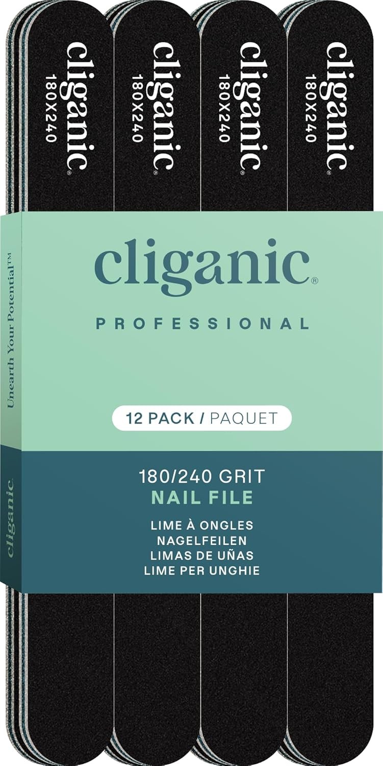 Nail File Set: 180/240 Grit | Profal Emery Boards for