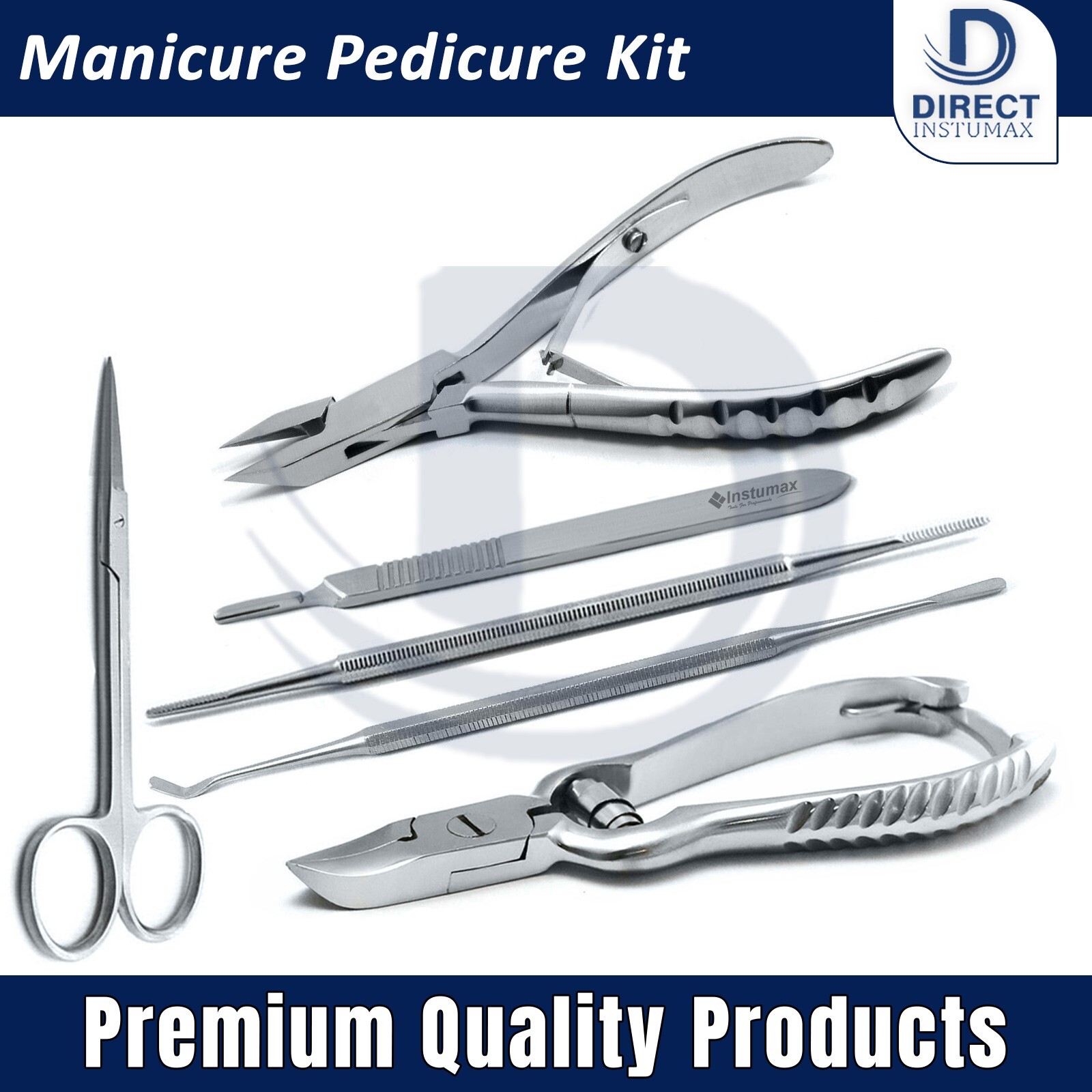 Podiatry Manicure Pedicure Nail Surgery Kit Ingrown Nail Removal Instruments Set