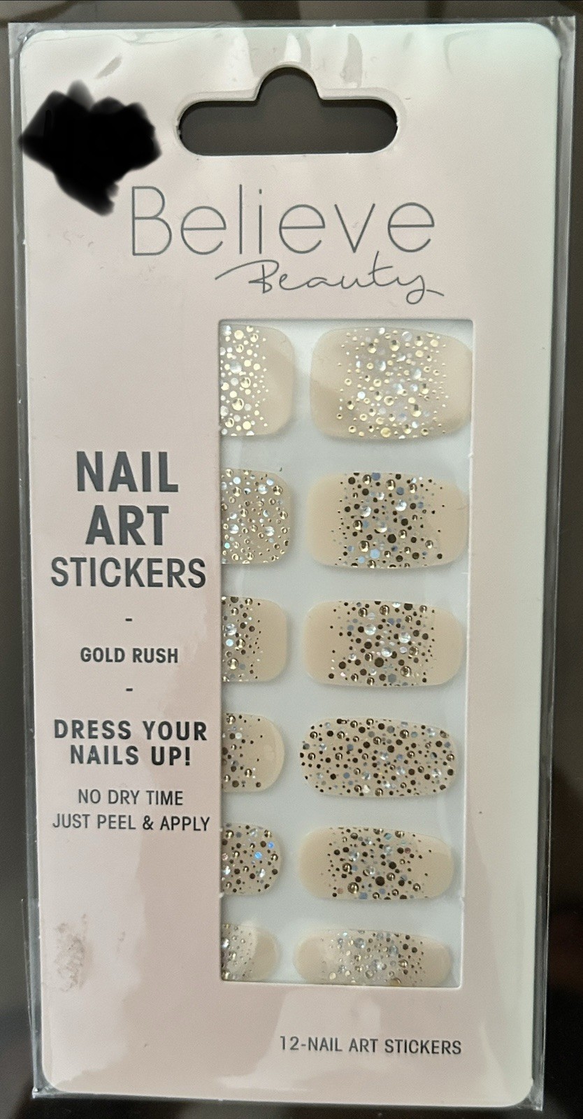 New-Never Used/NailArt Stickers/Easy To Apply/Easy To Remove/No UV Required/3D