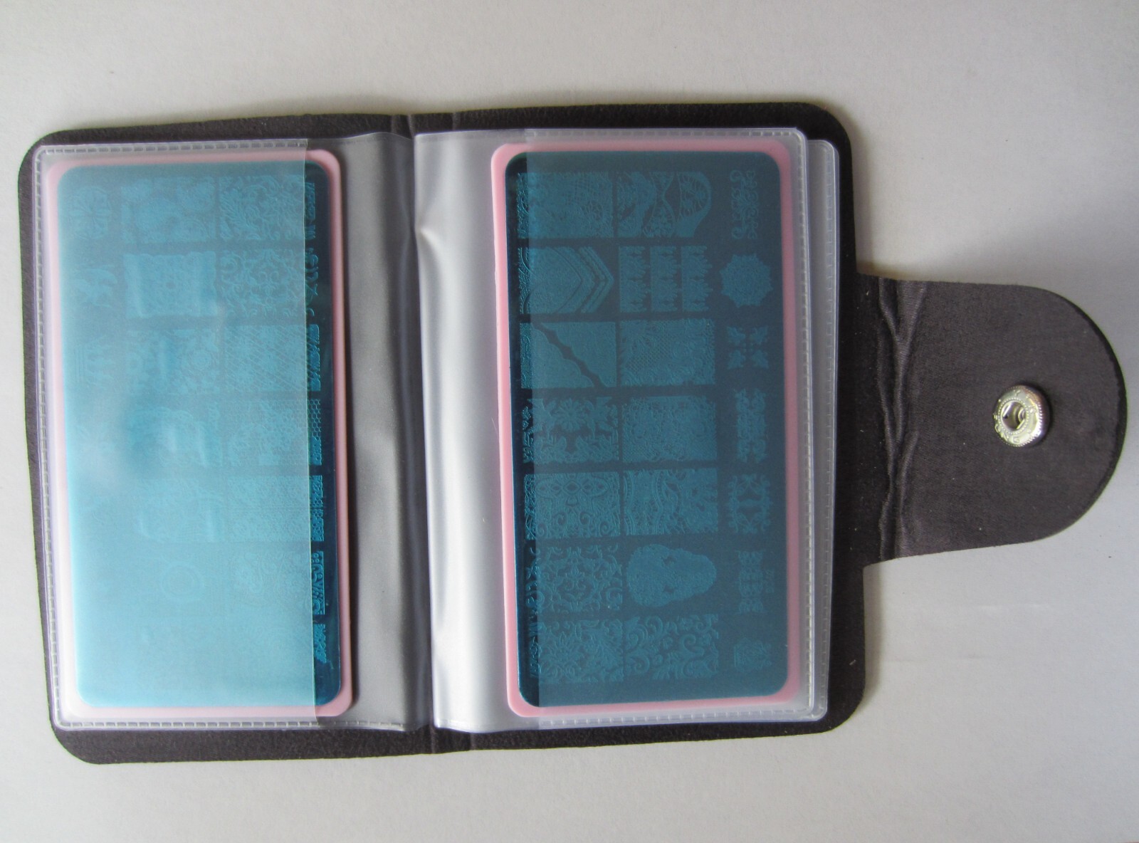 Manicure Nail Art Stamping Plate Stencil Organizer Holder Case Album