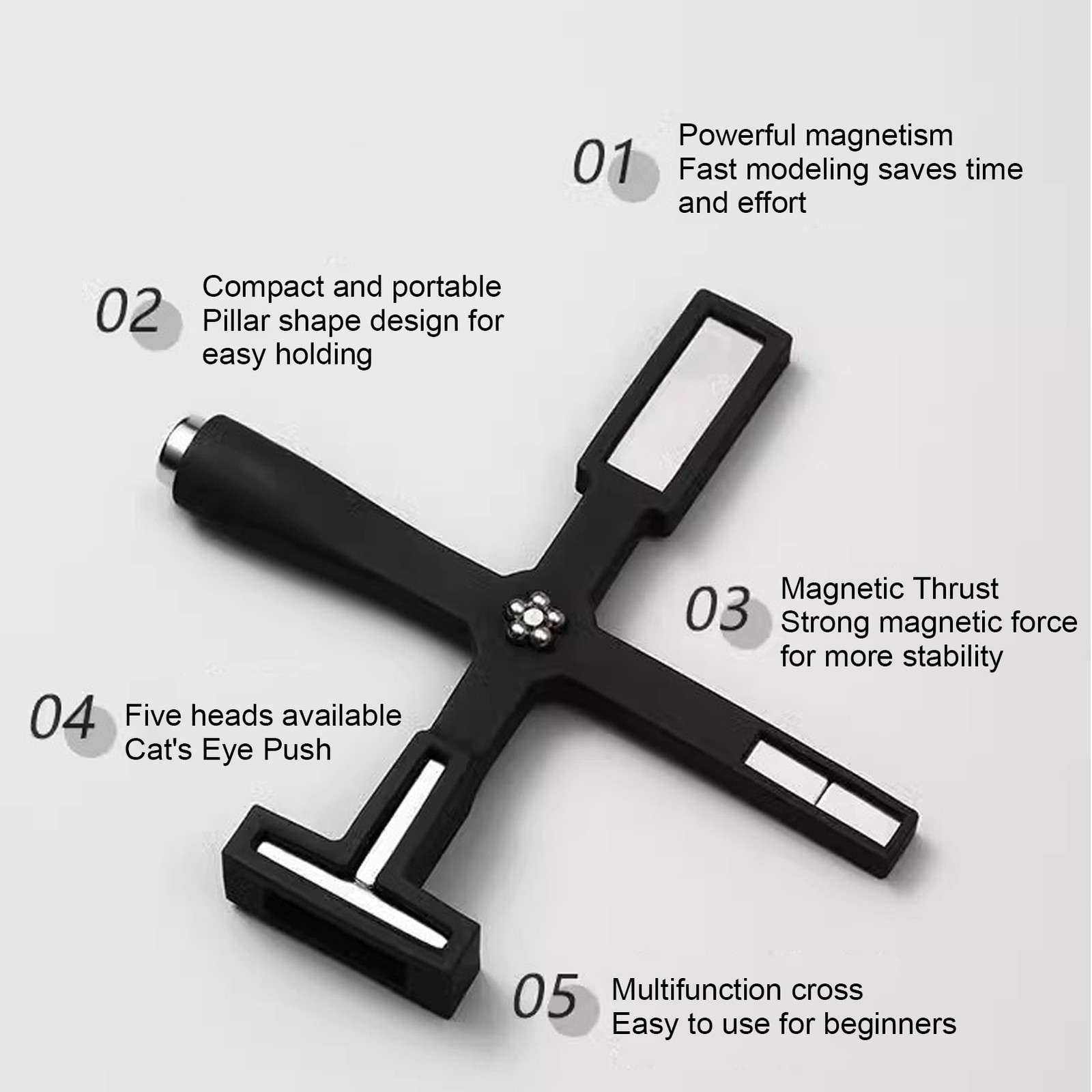 3 In 1 Nail Art Magnet Strong Magnetic Nail Polish Stick For Professional Nail