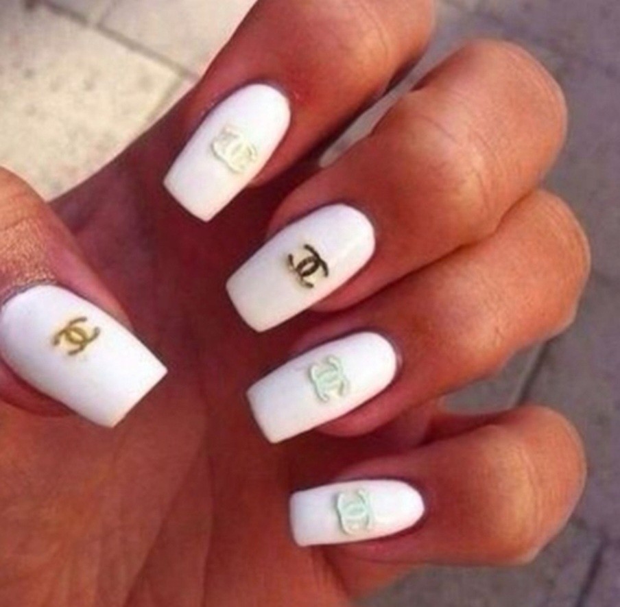 NWT NAIL ART DESIGN SELF-SEAL STICKERS METALLIC GOLD N°40!