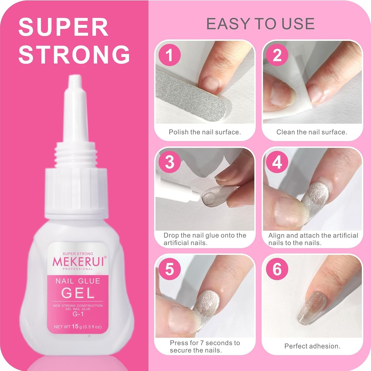 G-1 Nail Glue – Secure Fake Nails for Lasting Beauty Secrets