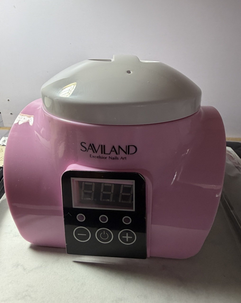 SAVILAND Nail Polish Remover Electric Steam Machine Pink