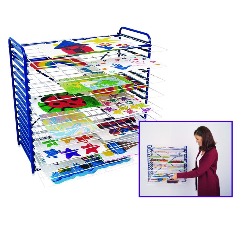 Art Drying Rack, Classroom Art Supplies, Tabletop or Wall Mount, School Art Dryi