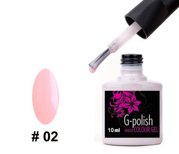 UV/LED New G-Polish French Colour no.2 – Pink Mother Of Pearl 10ml, Soak-Off