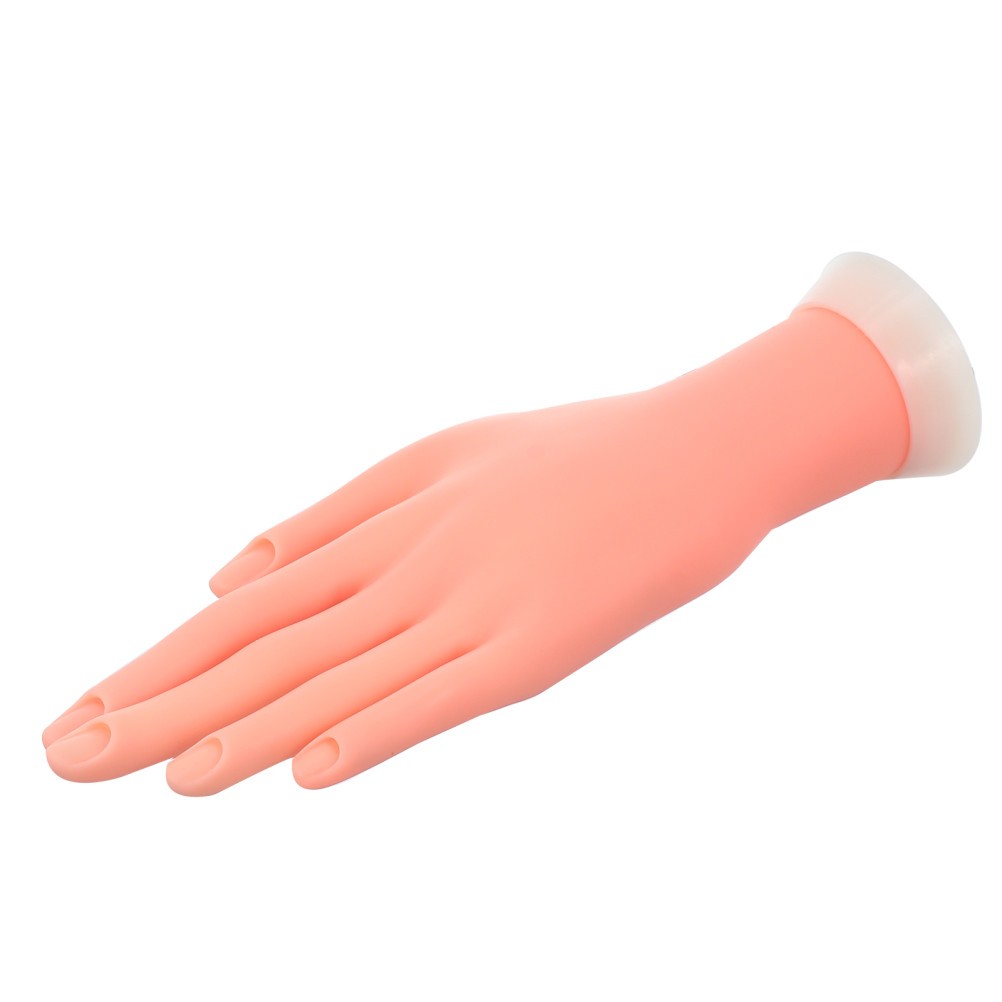 Manicure Practice Bending Hand Nail Art Hand Training Fake Model Manicure Tool