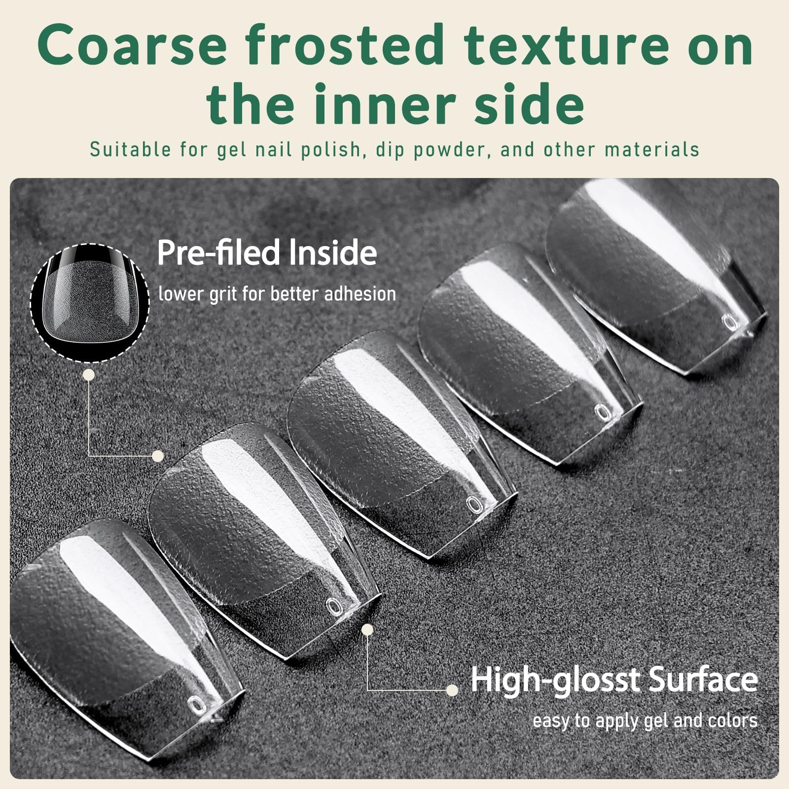 Extra Short Coffin Nail Tips, 360 Pcs Soft Acrylic Nail Tips, 15 Sizes Extra …