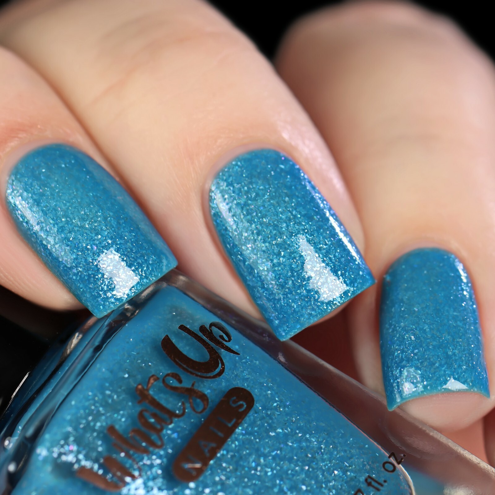 Slippery When Cold Regular Polish (Chrome Shimmery Blue), Polish for Nail Art