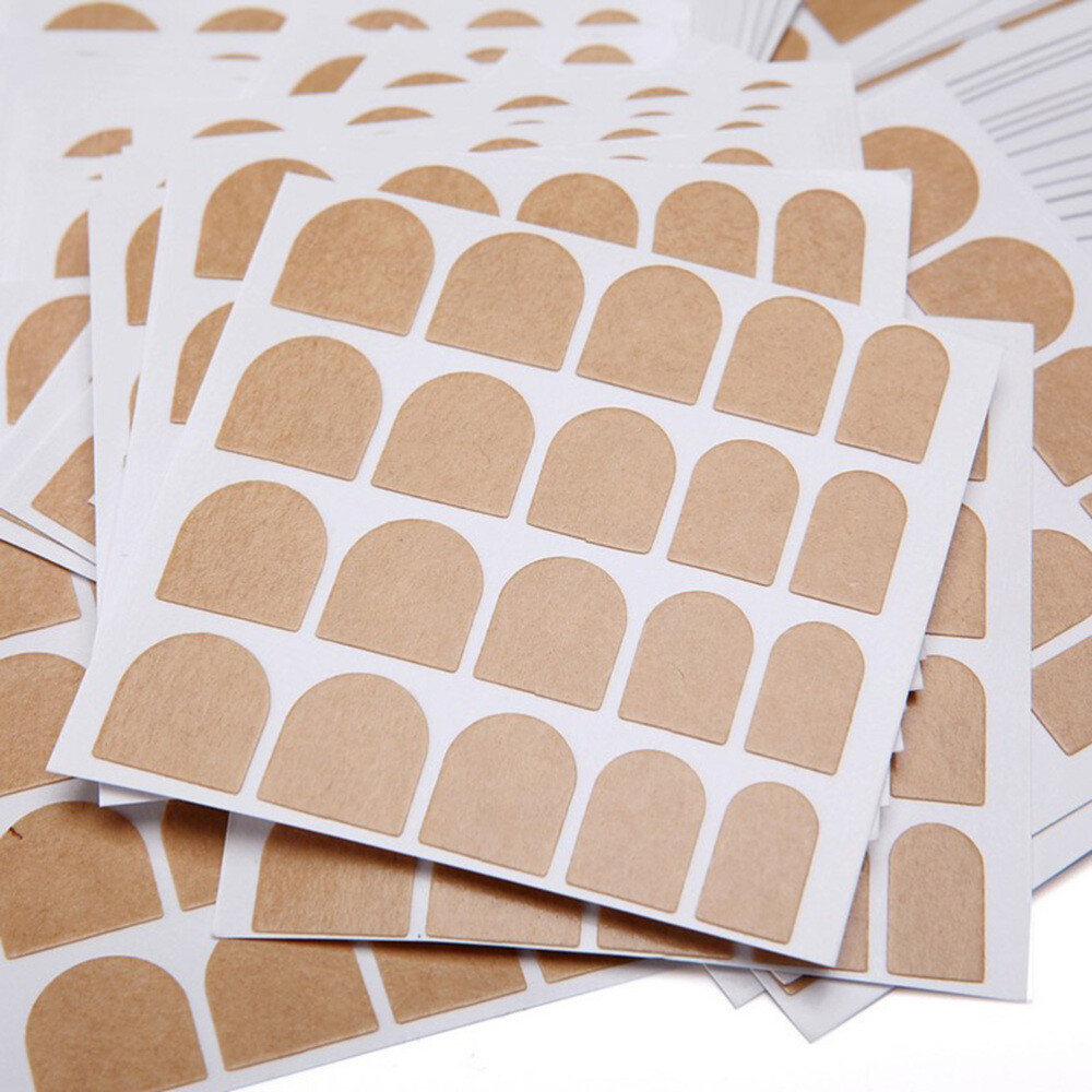 50 Sheets Adhesive Nail Tabs Fake Tips Long-lasting Stickers DIY False Nails