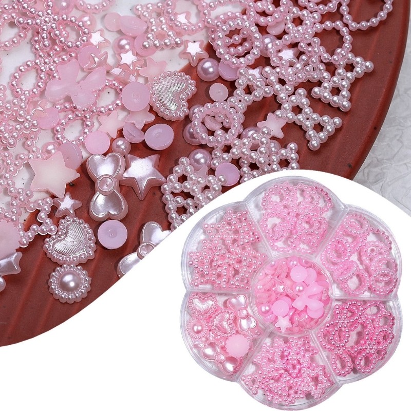 3D Flower Nails Art Charms Rose Flower Nail Charms Leaf Nail Charms for Women