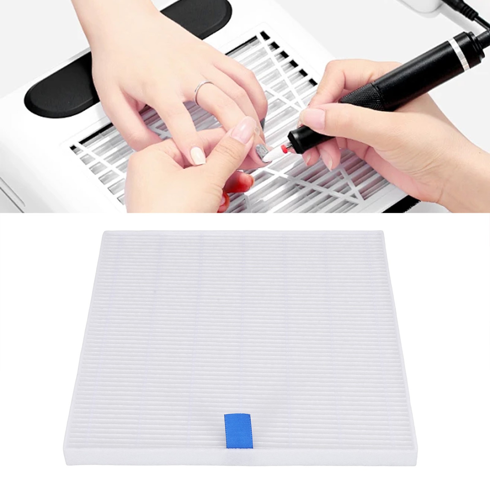 Reusable Nail Dust Collector Filter For Efficient Dust Capture Easy To Use