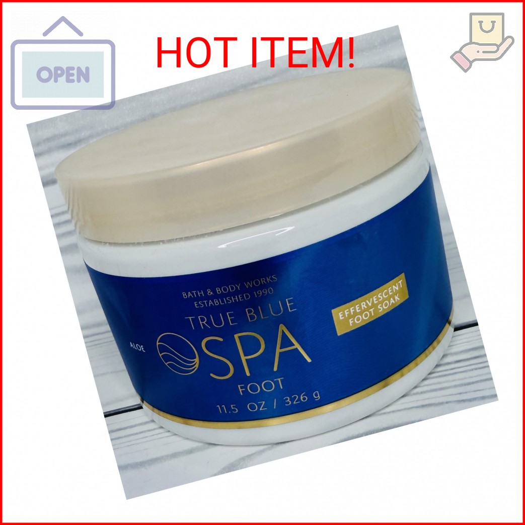 Bath and Body Works Foot Soak True Blue Spa Effervescent Foot Soak 11.5 Ounces