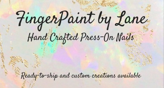 Modern Abstract Black and Green Square Press On Nails – Medium