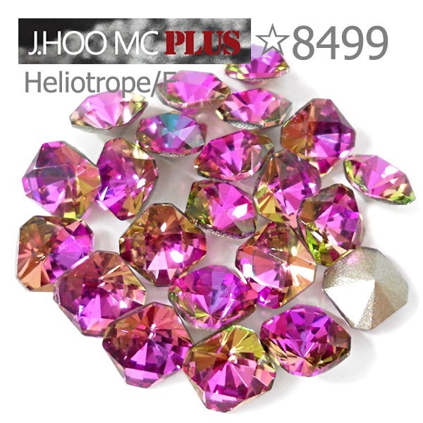 J.HOO Crystal 8499 Kaleidoscope Square V-Cut Fancy 6mm Nail Art (10pcs)