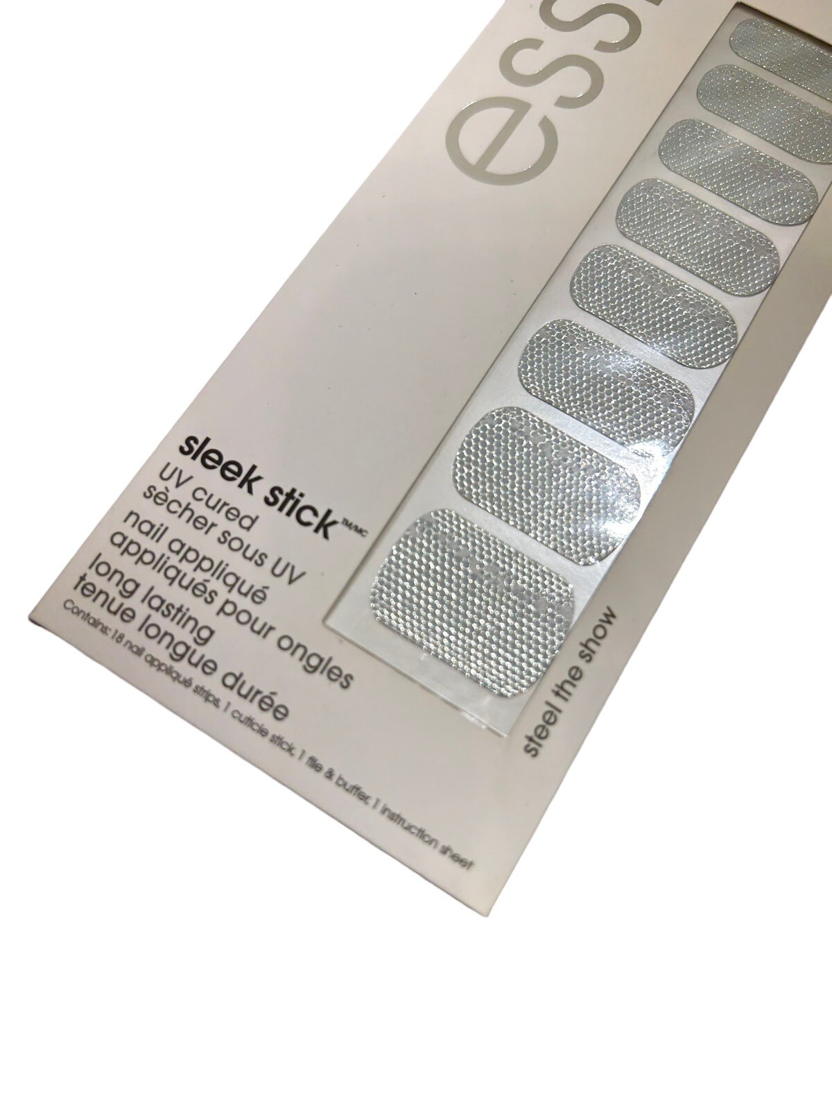 Essie Sleek Stick Nail Stickers #010 Steel The Show