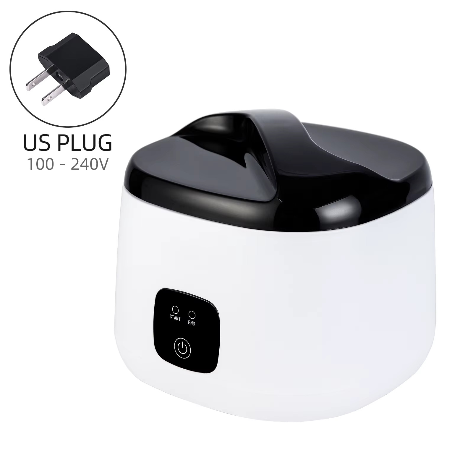 Electric Nail Soaking Bowl 5 Finger Heated Gel Polish Remover Machine