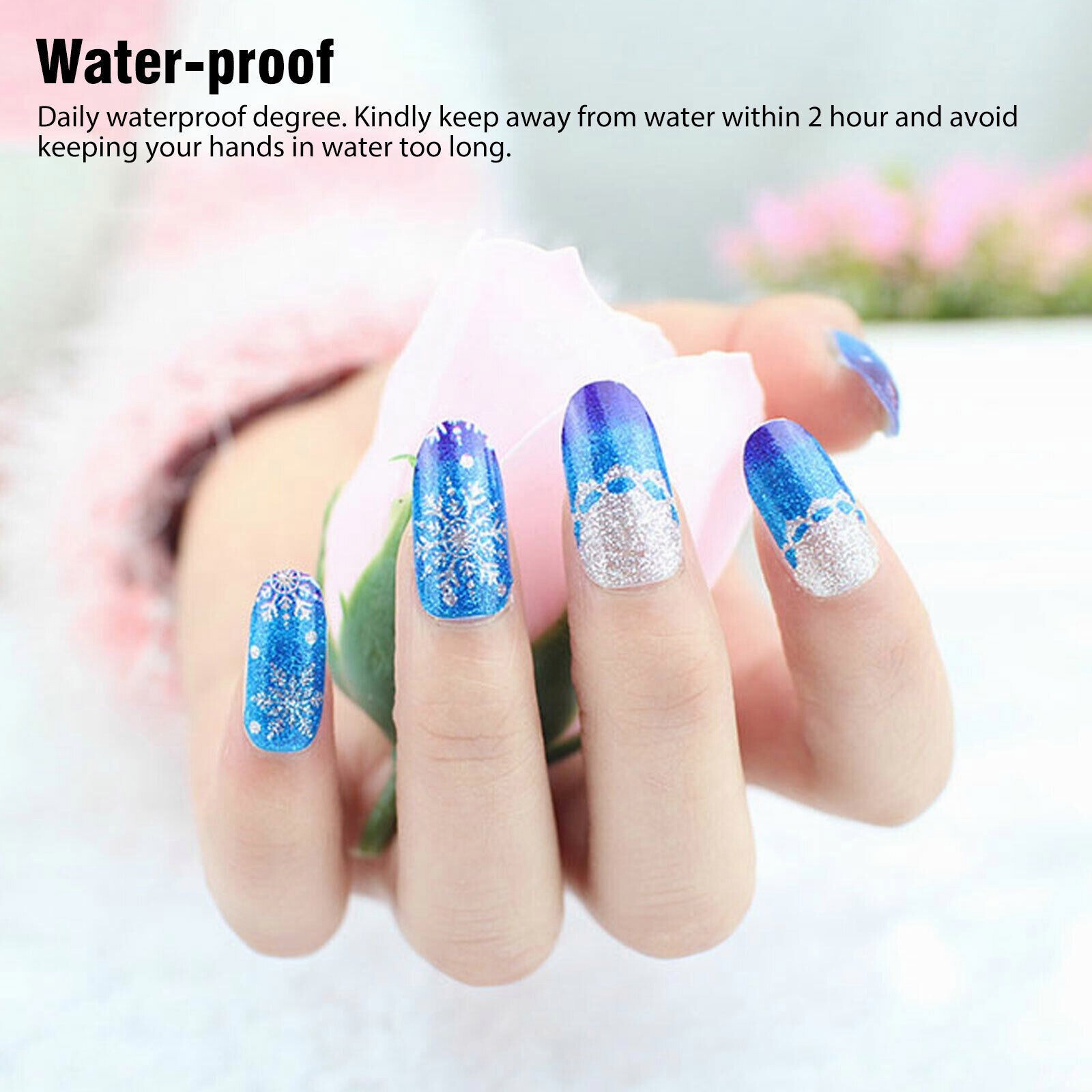 Double-Sided Nail Glue Tape Sticker Adhesive Tabs for Press on Nails Waterproof