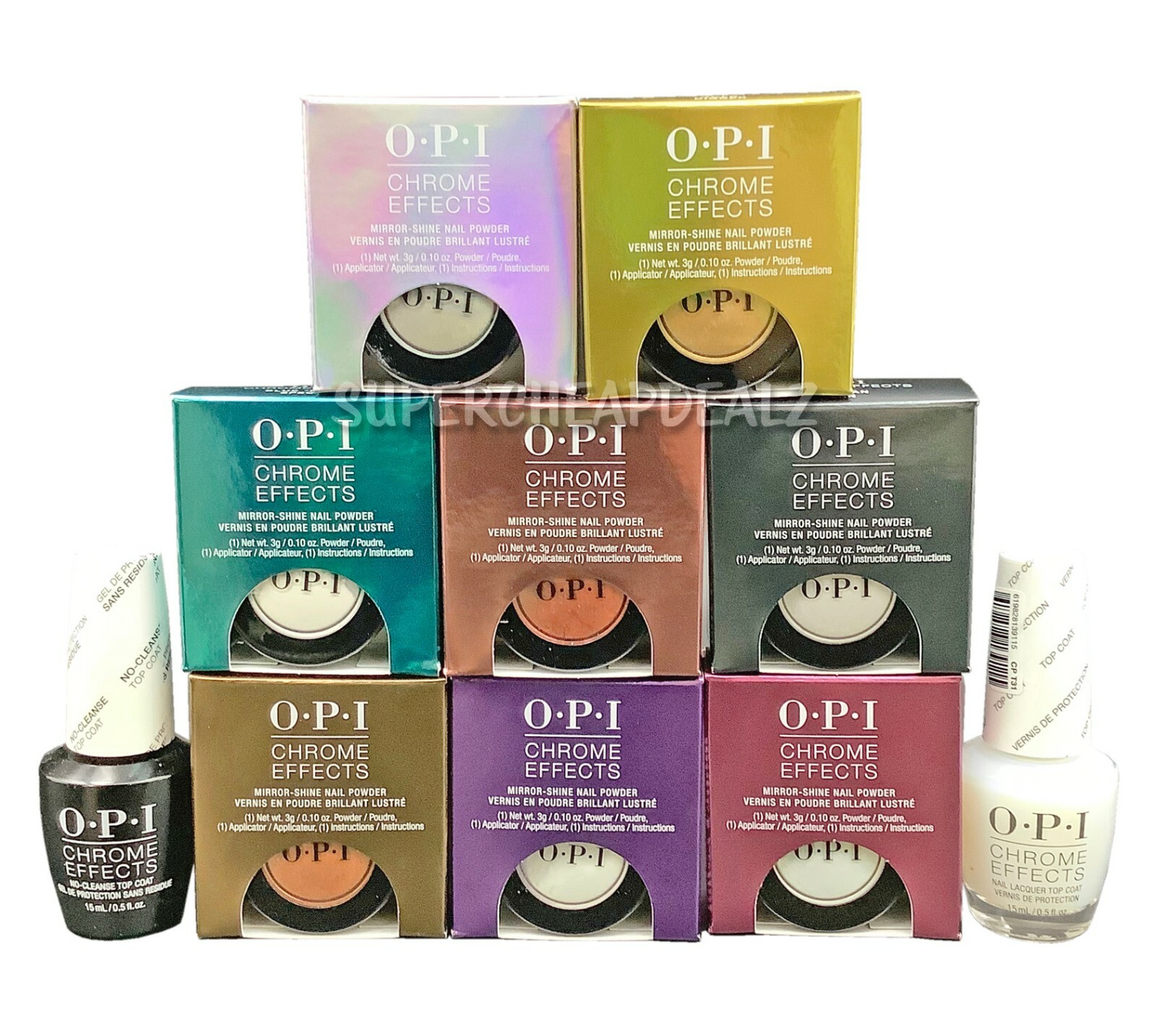 OPI Chrome Effects Mirror-Shine Powder – Gel or Lacquer “Glazed Donut Nails”