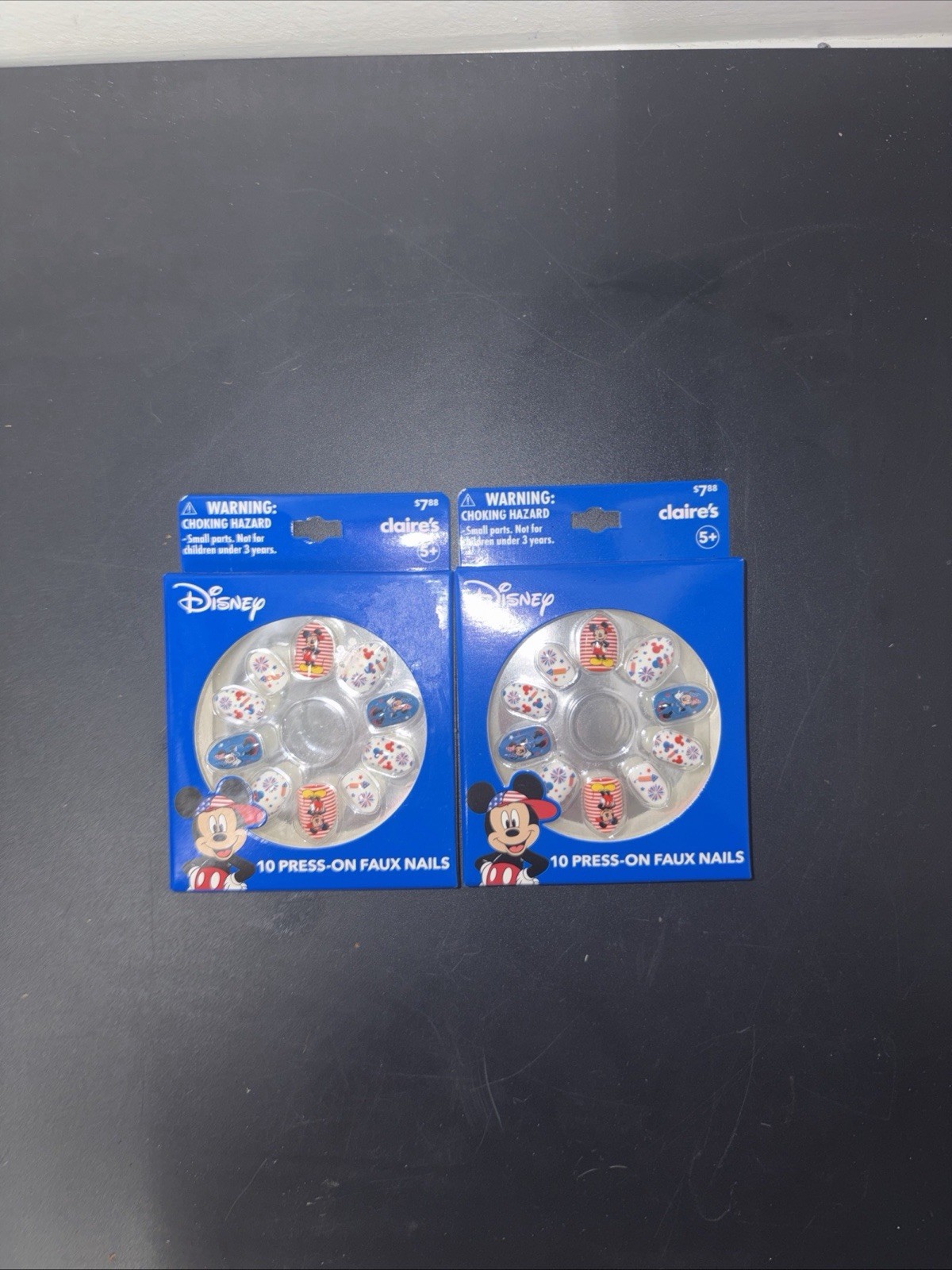 Disney Mickey Mouse – Press On Faux Nails – 4th Of July Theme (NEW – 2 BOXES)