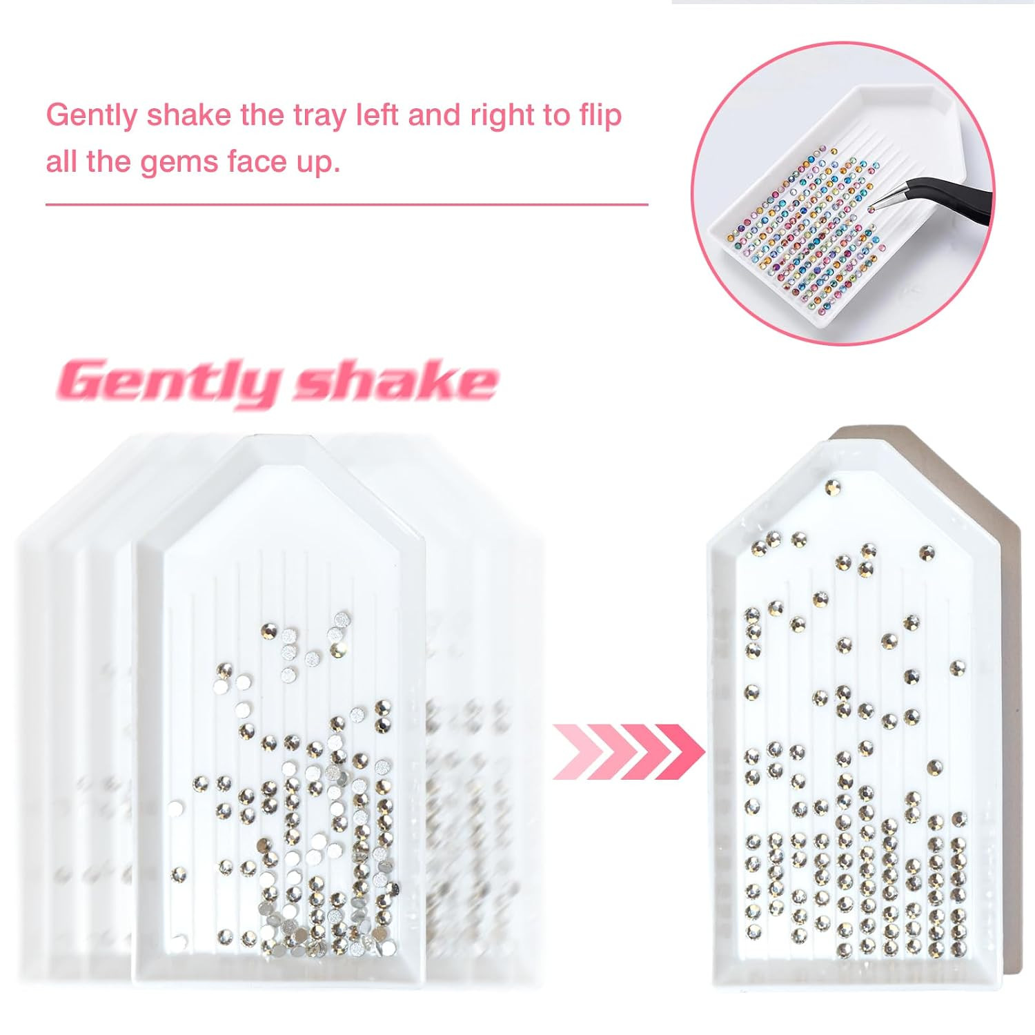 22Pcs Rhinestone Picker Tool Kit – Bedazzling Tools & Diamond Art Tools | 3 Beda