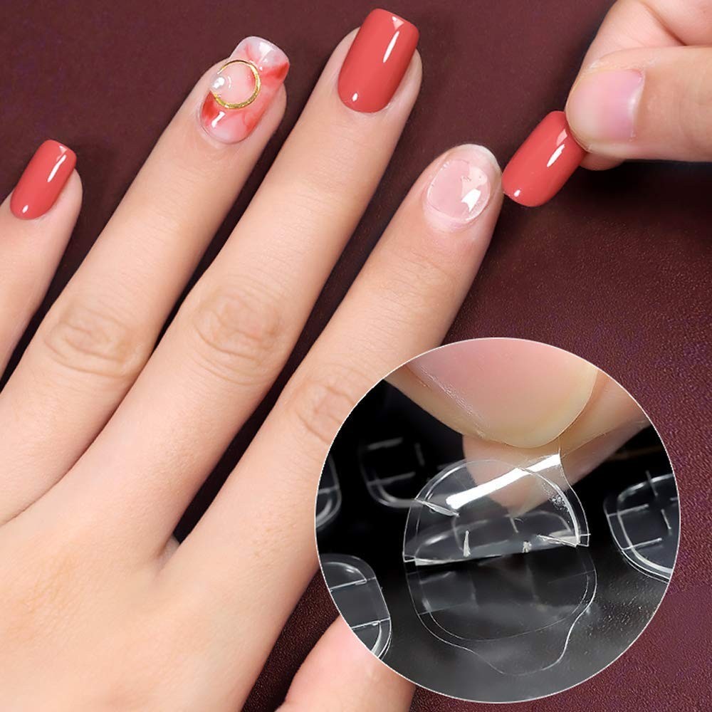 20 Sheets of Self-Adhesive Nail Tabs – 480 Pcs Jelly Stickers for Convenient Use