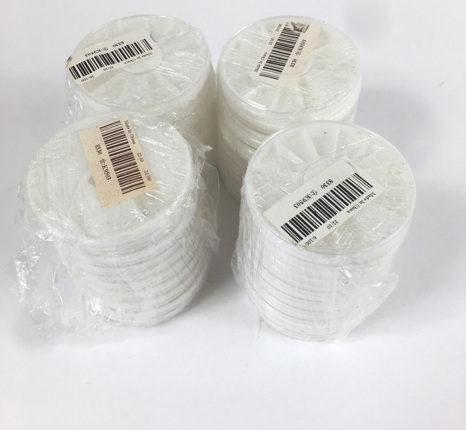 10pcs Nail Art Storage Box 12 Grids Round Dustproof Clear Jewelry Organize
