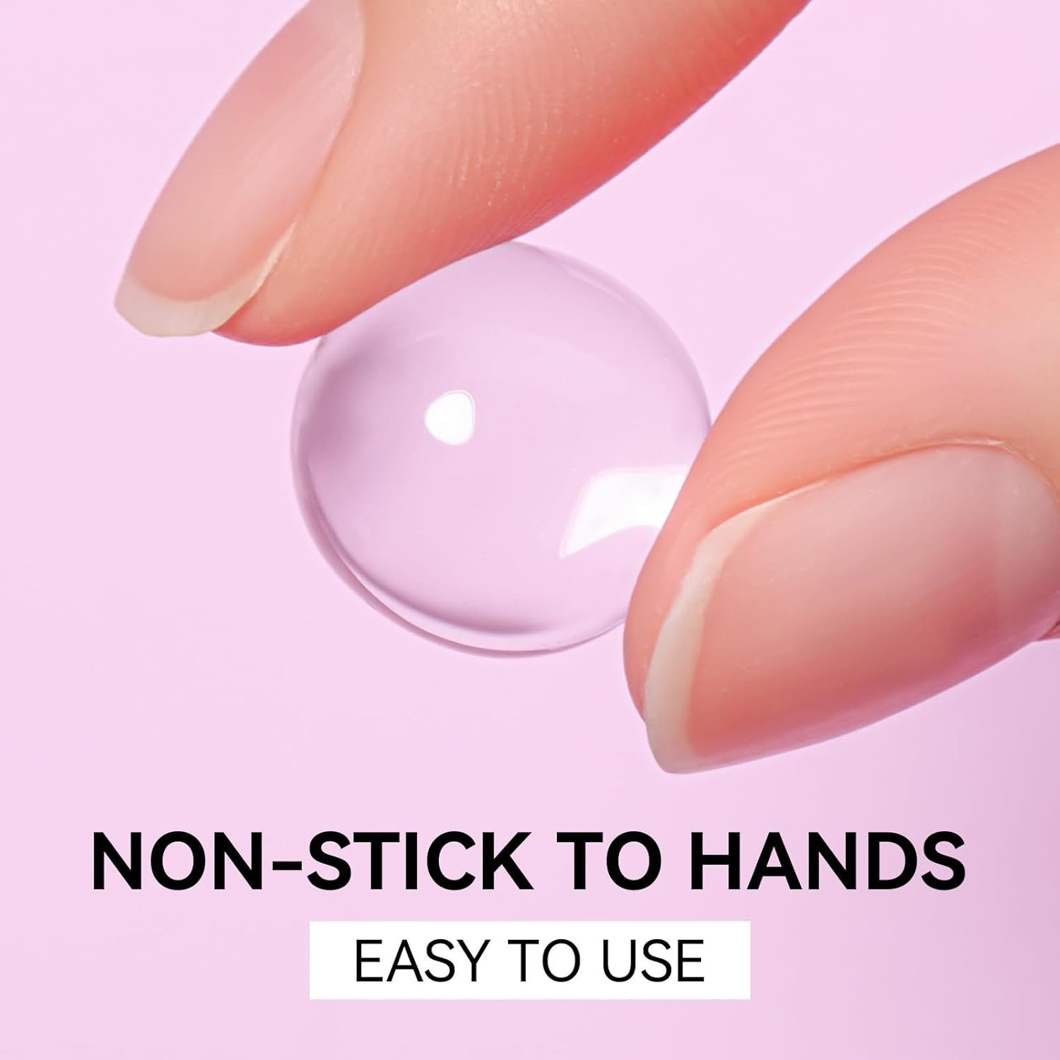 3D Gel Nail Art, Clear Non-Sticky 4-In-1 Glux Gel | for Molding, Carving, Shapin