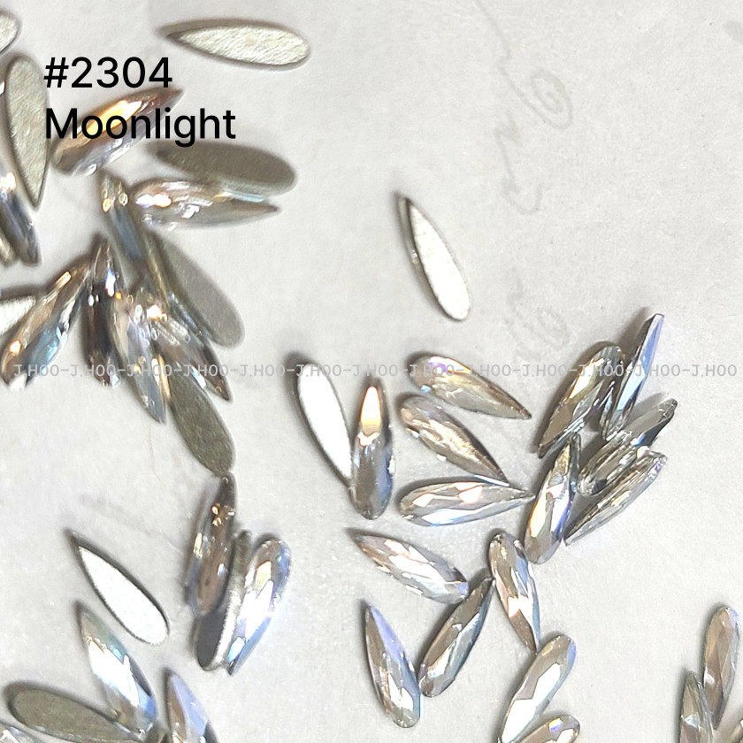 Swarovski 2304 Raindrop Flat Back 10*2.8mm(8pcs)