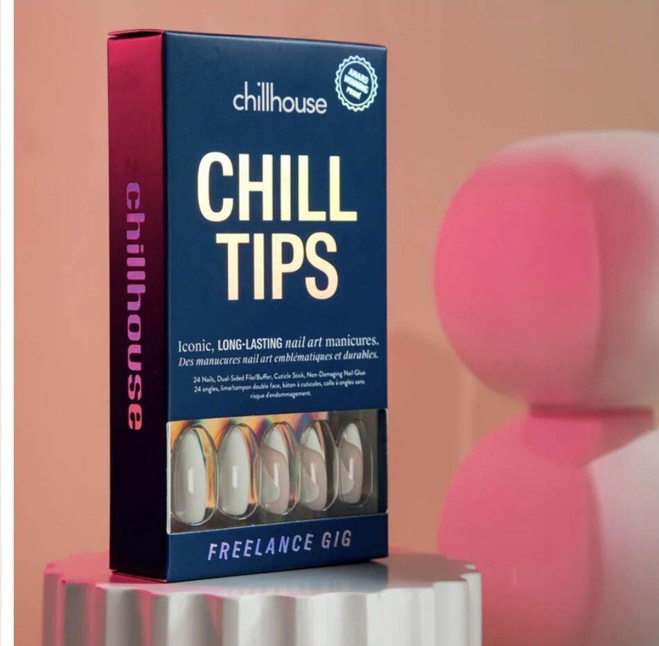 Chillhouse Chill Tips Freelance Gig Almond Shaped Press On Nails