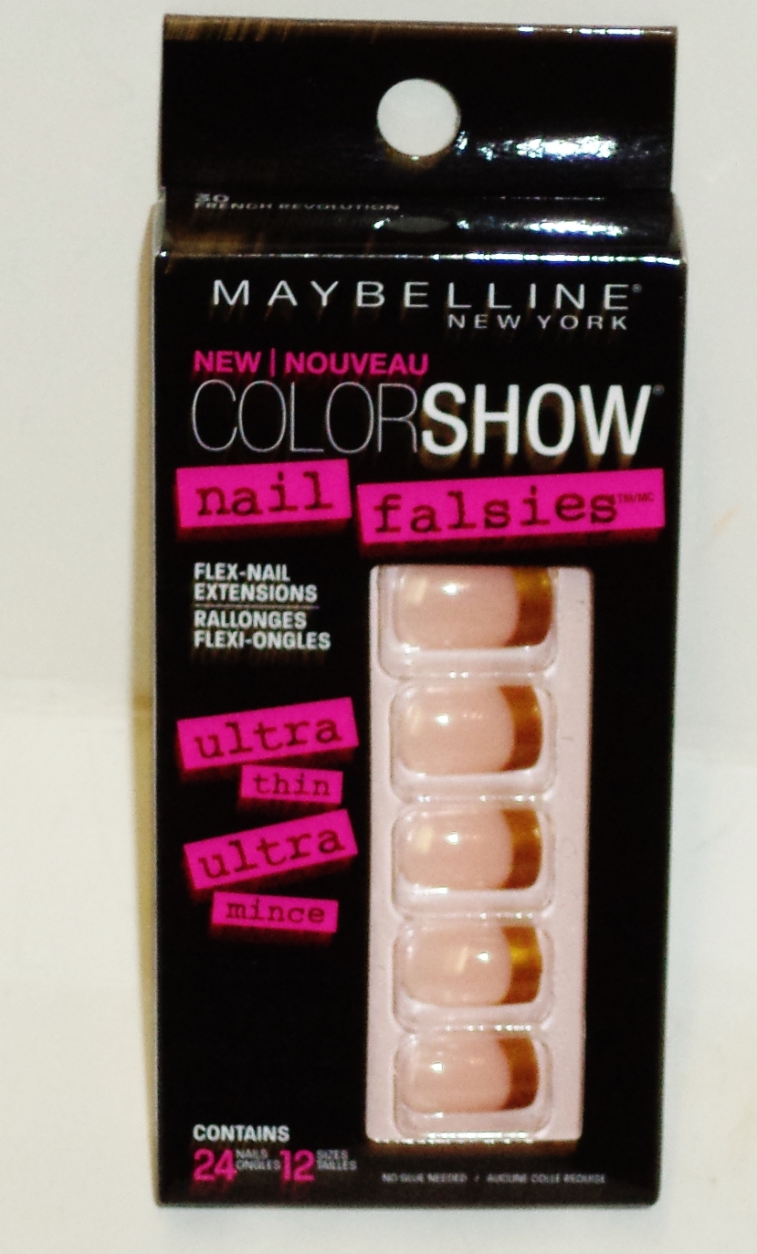 Maybelline Color Show Nail Falsies Self Adhesive Nail FRENCH REVOLUTION #30 24ct