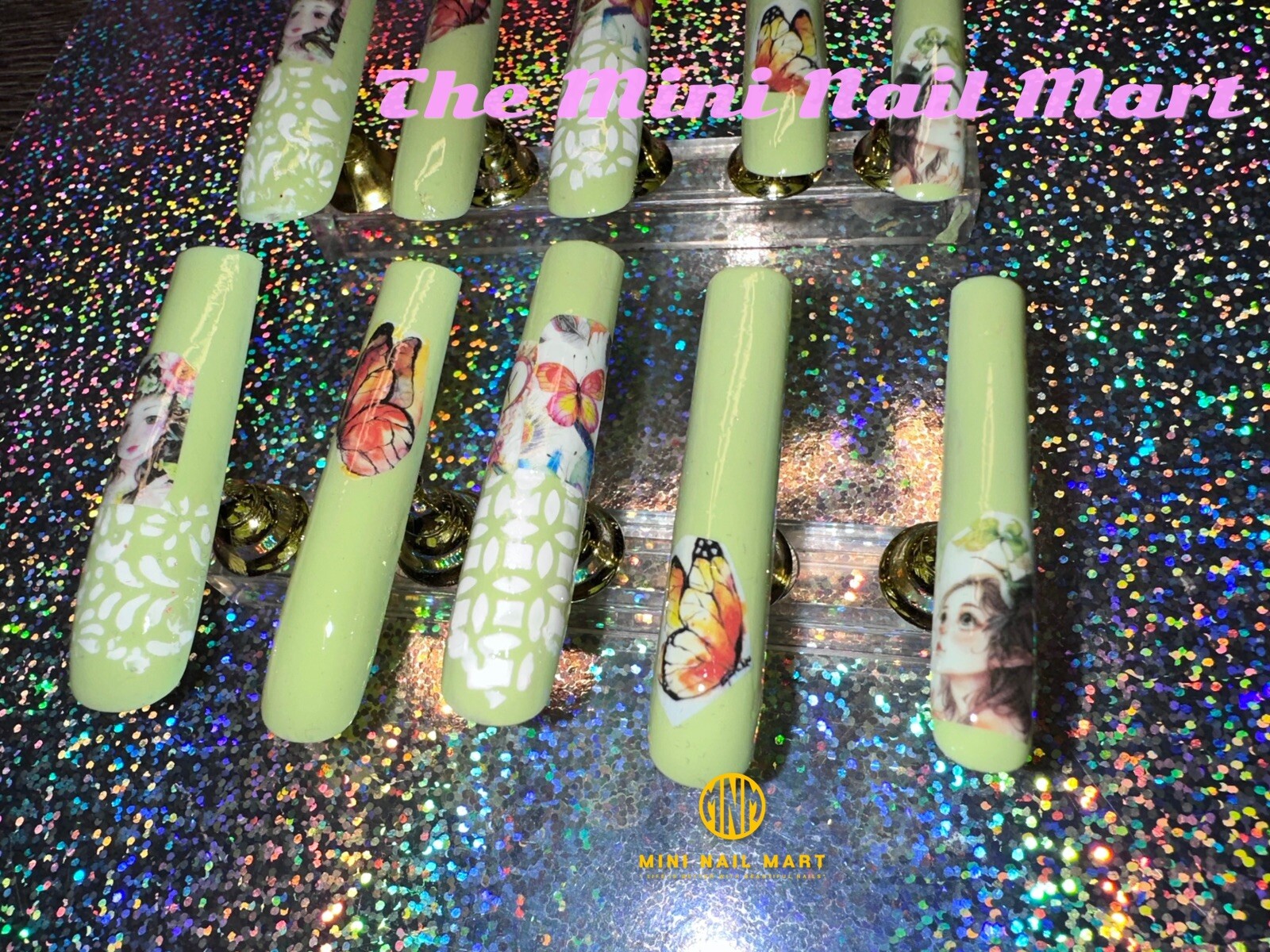 Handmade Custom Press on Nails 3XL Squared